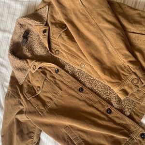 Point Zero corduroy Sherpa lined jacket